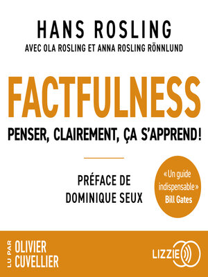 cover image of Factfulness (version française)